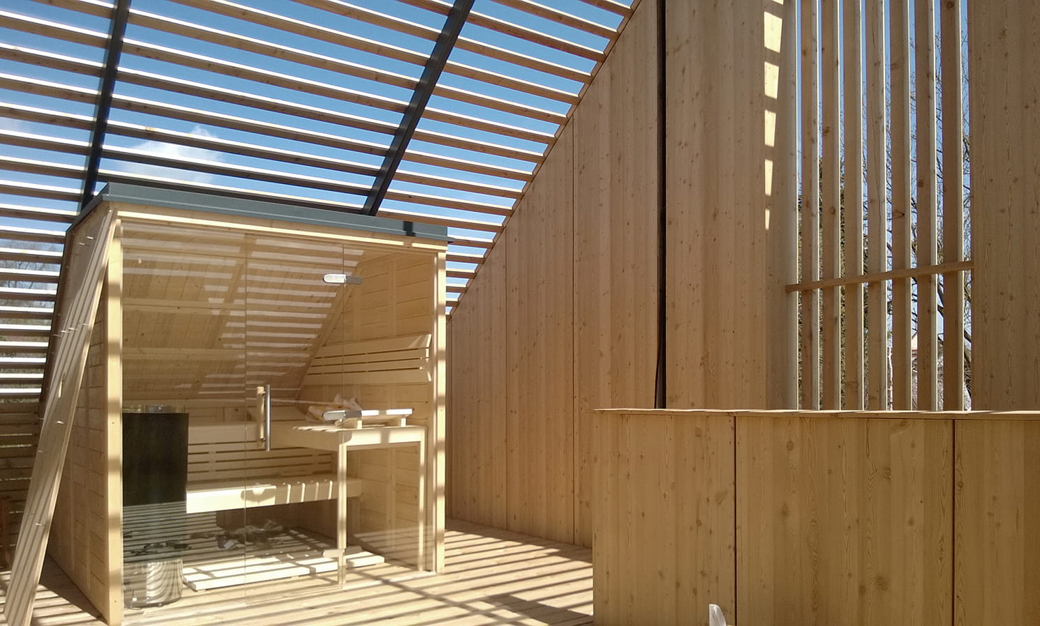 Saunabereich im OG